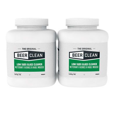 Diversey 990241 Beer Clean Glass Cleaner Powder, Unscented, 4 Lb Container - 2 / Case