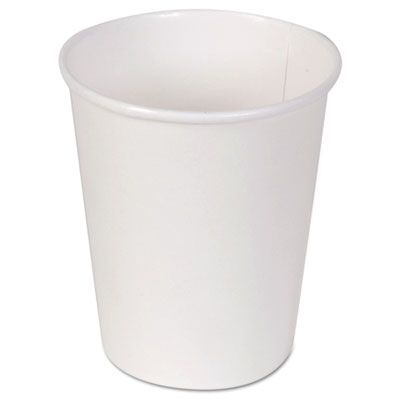 Dixie 2340W 10 oz Paper Hot Cups, White - 1000 / Case
