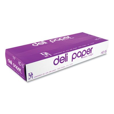 Durable Pkg HD15 Deli Paper Interfolded Sheets, 10.75" x 15", 500 / Box - 12 / Case