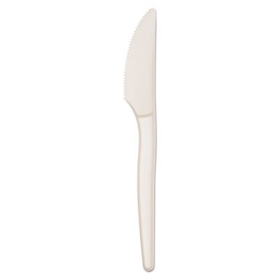 Eco-Products EPS001 Plant Starch Knives, 7", Natural White - 1000 / Case