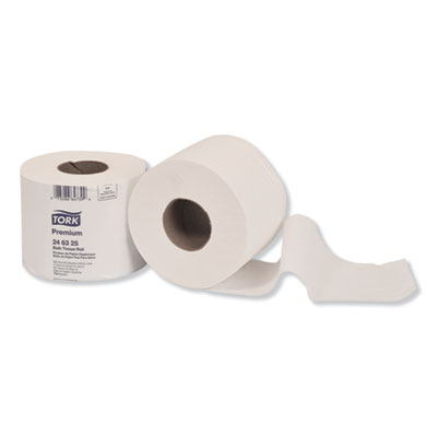 Essity 246325 Tork Premium Toilet Paper, 2 Ply, 625 Sheets / Standard Roll - 48 / Case
