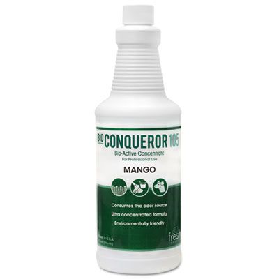 Fresh Products 1232BWBMG Bio Conqueror 105 Enzymatic Concentrate, Mango, 32 oz Bottle - 12 / Case