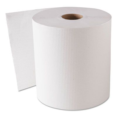 GEN 1820 Hardwound Roll Paper Hand Towels, 8" x 800', White - 6 / Case