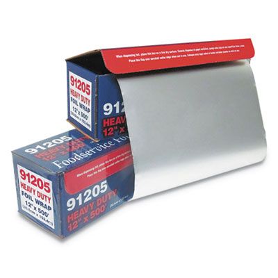 General 7120 Aluminum Foil Wrap Roll, Heavy Duty, 12" x 500' - 6 / Case