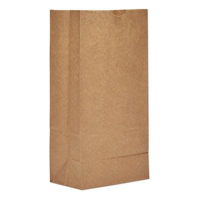 General GK8 8 lb Paper Grocery Bags, 35#, 6-1/8" x 4-1/6" x 12-7/16", Kraft - 2000 / Case