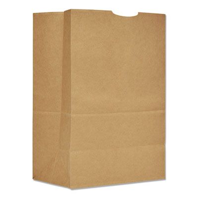 General SK1675 1/6 Bbl Paper Grocery Bags / Sacks, 75#, 12" x 7" x 17", Kraft - 400 / Case