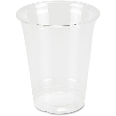 Genuine Joe 58231 12 oz Plastic Cold Cups, Clear - 500 / Case