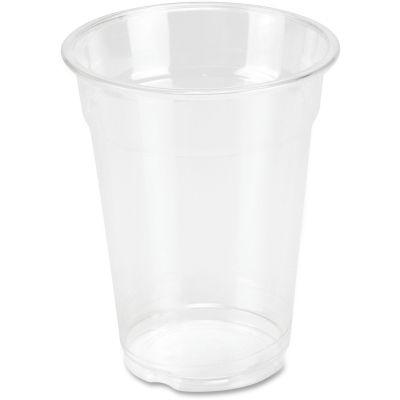 Genuine Joe 58232 10 oz Plastic Cold Cups, Clear - 500 / Case