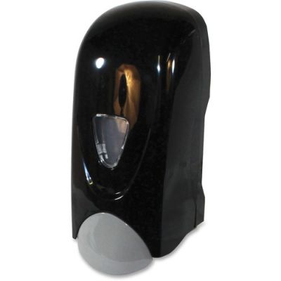 Genuine Joe 85138 Foam Hand Soap Dispenser, 1000 ml, Push Style, Black / Gray - 12 / Case