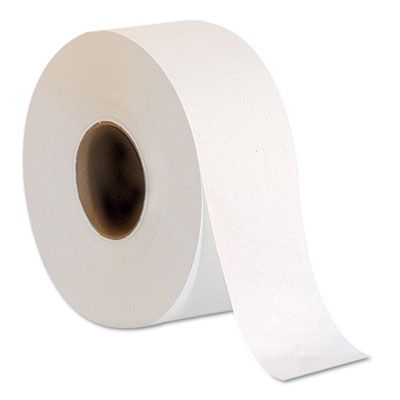 Georgia-Pacific 13718 Jumbo Jr. Toilet Paper Roll, 1 Ply, 9" x 2000' - 8 / Case