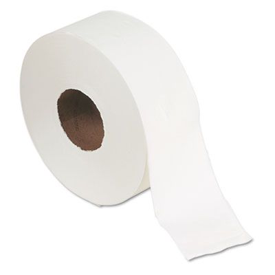 Georgia-Pacific 13728 Jumbo. Jr. Toilet Paper Roll, 2 Ply, 9" x 1000' - 8 / Case
