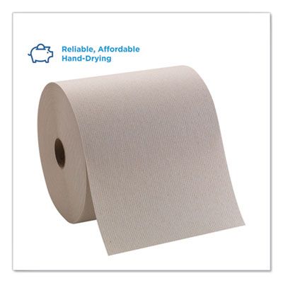 Georgia-Pacific 26301 Hardwound Roll Paper Hand Towels, 7-7/8" x 800', Brown - 6 / Case