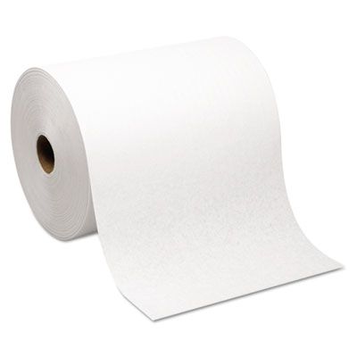 Georgia-Pacific 26470 SofPull Hardwound Roll Paper Hand Towels, 1 Ply, 8" x 1000', White - 6 / Case