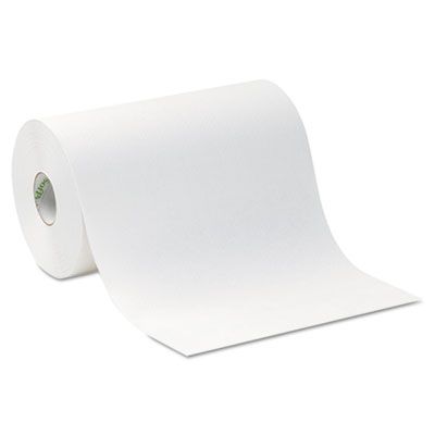 Georgia-Pacific 26610 SofPull Hardwound Roll Paper Hand Towels, 1 Ply, 9" x 400', White - 6 / Case