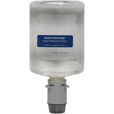 Georgia-Pacific 43716 Gentle Foam Hand Soap, Fragrance-Free, 1200 ml Automatic Refill - 3 / Case