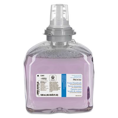 GOJO 538502 PROVON Foam Hand Soap with Advanced Moisturizers, Cranberry, TFX Touch Free 1200 mL Refill - 2 / Case