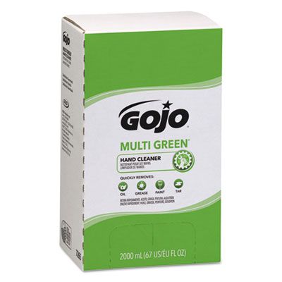 GOJO 7265 Multi Green Hand Cleaner, Citrus, 2000 mL Refill - 4 / Case