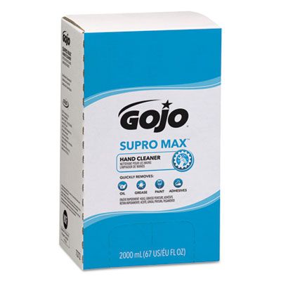 GOJO 727204 Supro Max Hand Cleaner, 2000 mL Pouch - 4 / Case