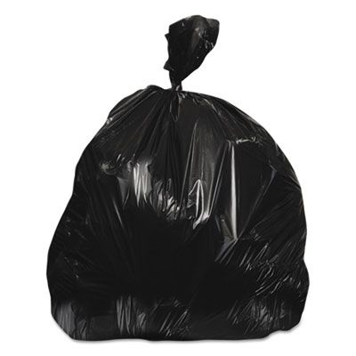 Heritage L6036PK 20-30 Gallon Trash Can Liners / Garbage Bags, 1.3 Mil, 30" x 36", Black - 200 / Case