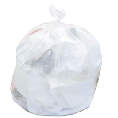 Heritage Z4824RNR01 8-10 Gallon Trash Can Liners / Garbage Bags, 6 Mic, 22" x 24", Natural - 1000 / Case