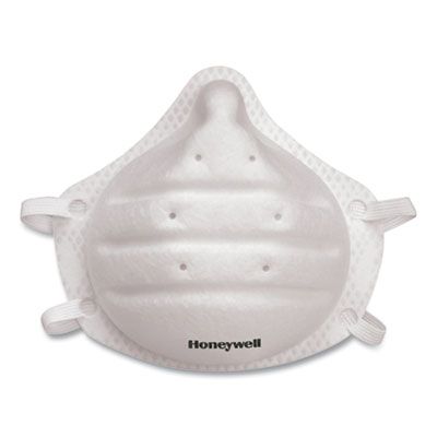 Honeywell DC300N95 ONE-Fit N95 Respirator Face Mask, Molded Cup, White - 20 / Case