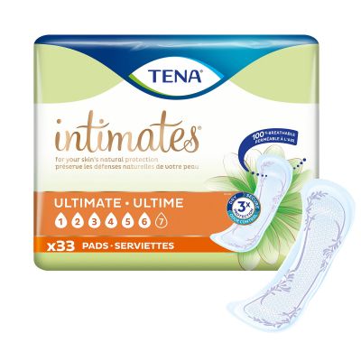 TENA 54305 Intimates Bladder Control Pads for Women, 16", Heavy Absorbency - 33 / Case