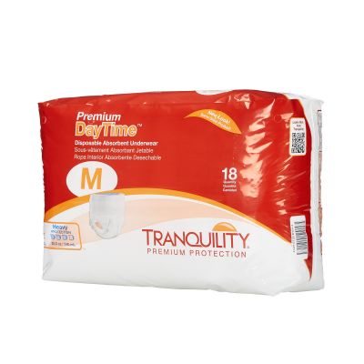 Tranquility Premium DayTime Pull-Up Underwear, Medium (34-48 in.), Heavy - 72 / Case