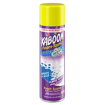 Church & Dwight 5703700071 Kaboom Foam-Tastic Foaming Bathroom Cleaner with Oxi-Clean, Fresh Scent, 19 oz - 8 / Case