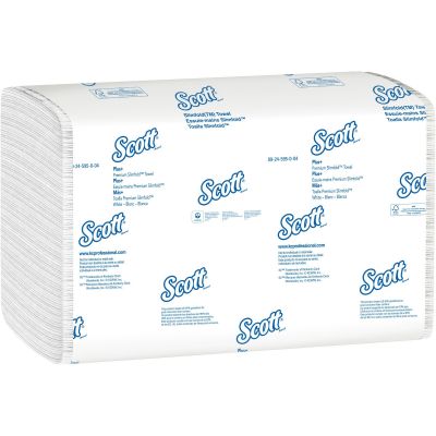 Kimberly-Clark 04442 Scott Control Plus+ SlimFold Paper Hand Towels, White - 2160 / Case