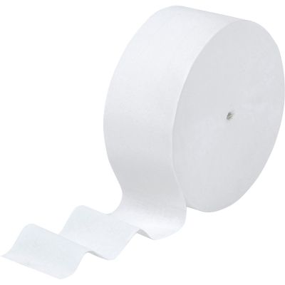 Kimberly-Clark 07006 Scott Essential Coreless Jumbo Roll Toilet Paper, 2 Ply, 8.9" x 1150' - 12 / Case