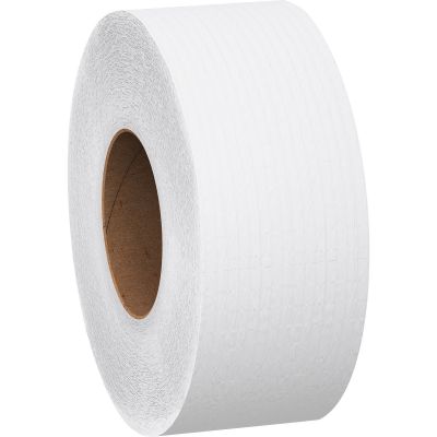 Kimberly-Clark 07304 Scott Essential Extra Soft JRT Jumbo Roll Toilet Paper, 2 Ply, 750' - 12 / Case