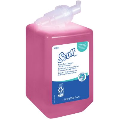 Kimberly-Clark 91552  Scott Foam Skin Cleanser with Moisturizers, 1000 ml Refill, Pink - 6 / Case