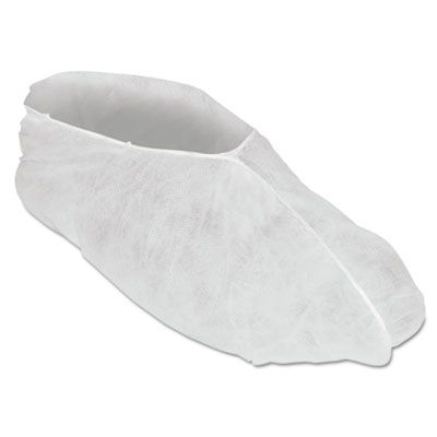 Kimberly-Clark 36885 KleenGuard A20 Breathable Particle Protection Shoe Covers, One Size Fits All, White - 300 / Case