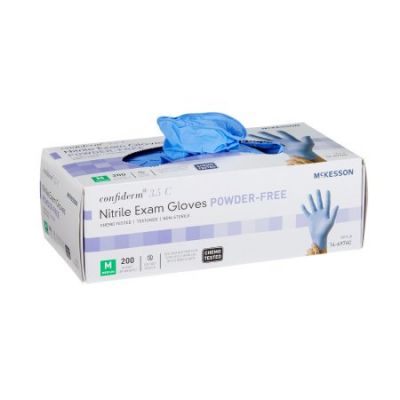 McKesson Confiderm 3.5C Nitrile Gloves, Medium - 2000 / Case