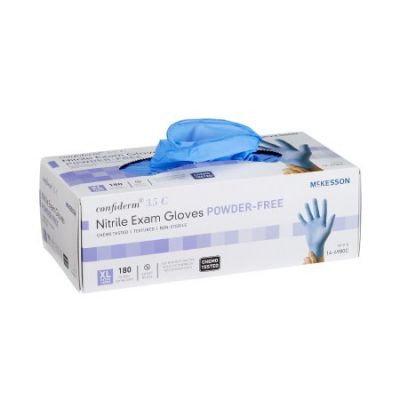McKesson Confiderm 3.5C Nitrile Gloves, X-Large - 1800 / Case