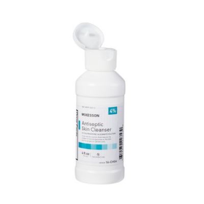 McKesson Antiseptic Skin Cleanser, 4% CHG, 4 oz - 48 / Case