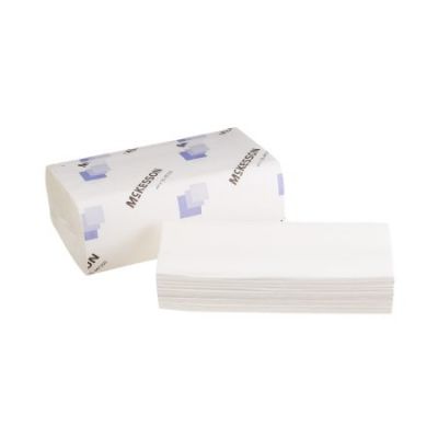 McKesson Multi-Fold Paper Towels, Embossed, 9" x 9-9/20", White - 4000 / Case