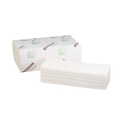 McKesson 165-MF250P Premium Multi-Fold Paper Towels, 9" x 9-9/20", White - 4000 / Case