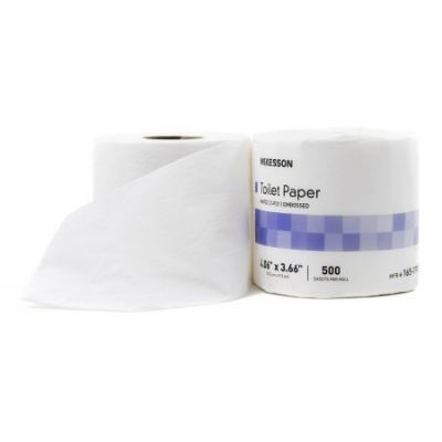McKesson Toilet Paper, 2 Ply, 500 Sheets / Standard Roll - 96 / Case