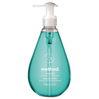 Method 379 Hand Soap Gel, Waterfall Scent, 12 oz Pump Bottle - 6 / Case