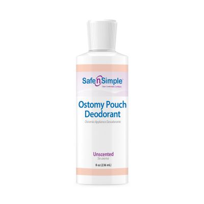 Safe N Simple Ostomy Pouch Deodorant, Unscented, 8 oz - 12 / Case