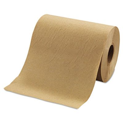 Morcon R12350 Hardwound Roll Paper Hand Towels, 8" x 350', Brown - 12 / Case