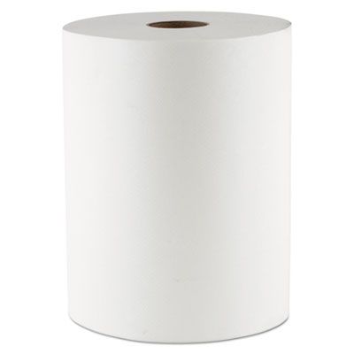 Morcon VT106 Hardwound Roll Paper Hand Towels, 1 Ply, 10" x 550', White - 6 / Case