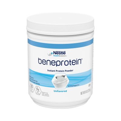 Nestle Nutrition 10043900284108 Beneprotein Instant Protein Powder Supplement, Unflavored, 8 oz Canister - 6 / Case