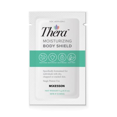 McKesson Thera Dimethicone Moisturizing Body Shield Cream, 4 g Packet - 144 / Case
