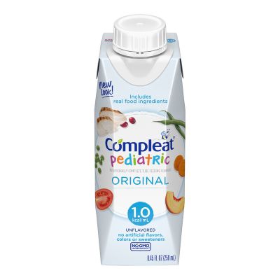 Compleat Pediatric Tube Feeding Formula for 1-13 Yrs, Unflavored, 8.45 oz - 24 / Case