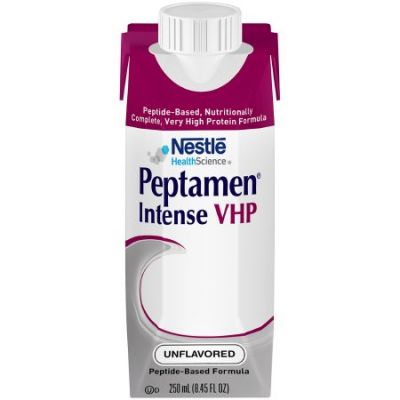 Nestle Healthcare Nutrition 00043900432717 Peptamen Intense VHP Adult Tube Feeding Formula, 8.45 oz Tetra Prisma - 24 / Case