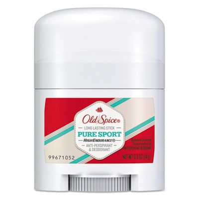 P&G 162 Old Spice High Endurance Anti-Perspirant and Deodorant, Pure Sport Scent, 0.5 oz Stick - 24 / Case