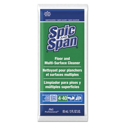P&G 2011 Spic and Span Liquid Floor Cleaner, 3 oz packs - 45 / Case