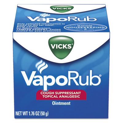 P&G 361 Vicks VapoRub Cough Suppressant Topical Analgesic Ointment, 1.76 oz Jar - 36 / Case